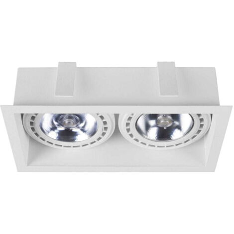 Spot encastré Nowodvorski Downlight double blanc 9412
