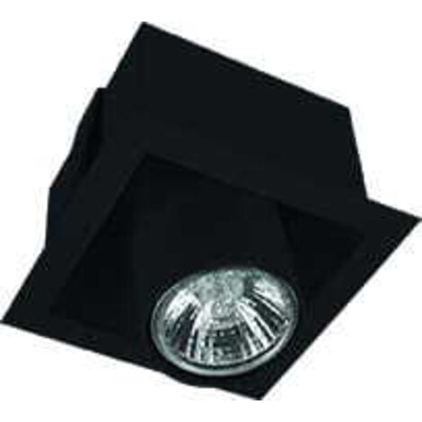 Spot encastré Nowodvorski Downlight noir carré GU10