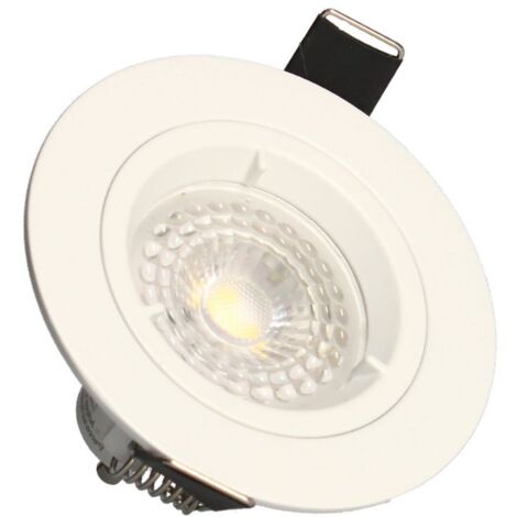 Spot encastré orientable Ø83mm GU10 SPT201 - 5W - 380lm Blanc 4000K