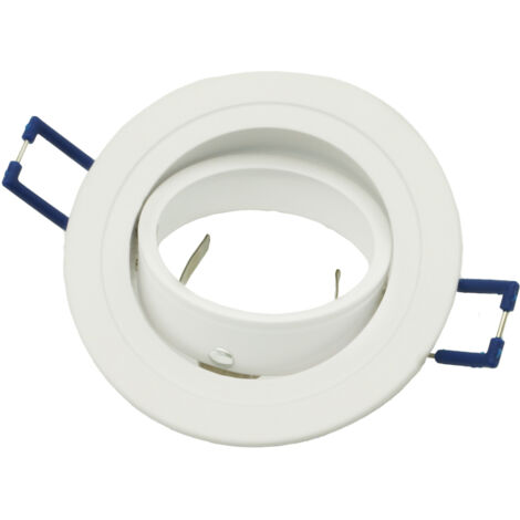 Spot encastré orientable blanc mat GU10 IdeaLED ID-1027