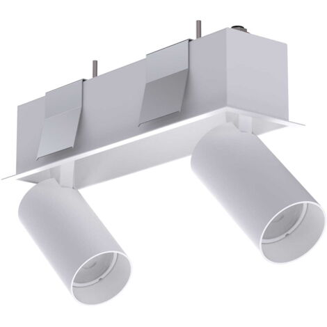 Spot encastré orientable double GU10 blanc Nowodvorski