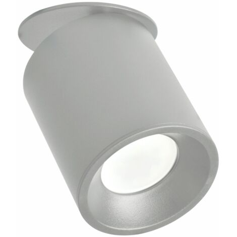 Spot encastré orientable Haron GU10 gris alu Polux