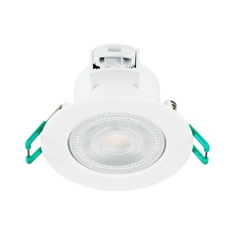 SPOT ENCASTRE ORIENTABLE LED BLANC CHAUD 3000K IP20 5W - BLANC - SYLVANIA