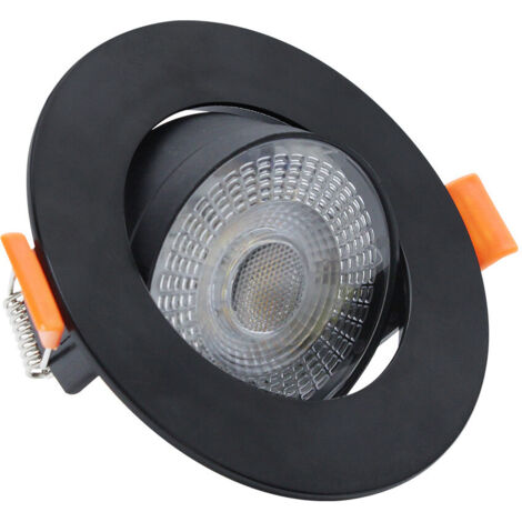 Spot encastré orientable noir Ø9 LED 7W CCT Plus LP