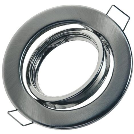 Spot encastré orientable satin argent GU10 ID-1054 IdeaLED