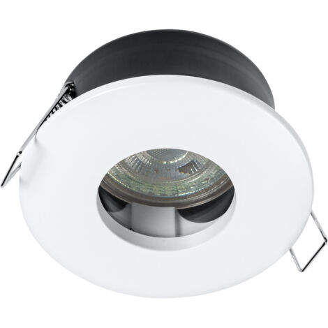 Spot encastré OSRAM avec ampoule GU10, 4,3W, 280lm, 2700K, IP65, blanc chaud