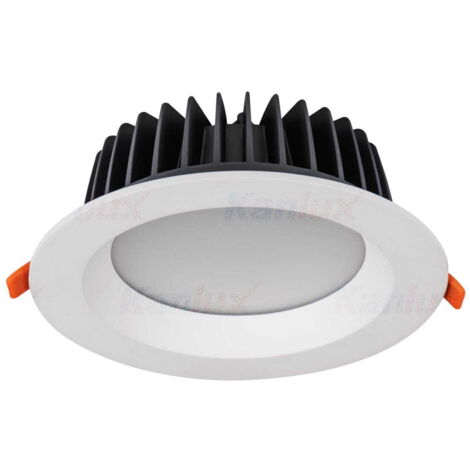 Spot encastré plafond blanc LED 40W Kanlux TIBERI IP44