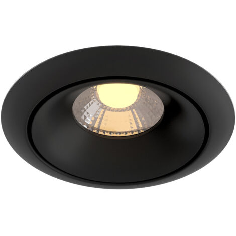 Spot encastré plafond LED 9W noir Maytoni Yin DL031