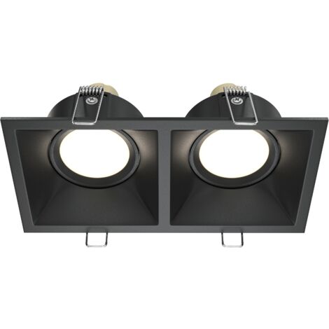 Spot encastré plafond Maytoni Dot DL029-2-02B noir