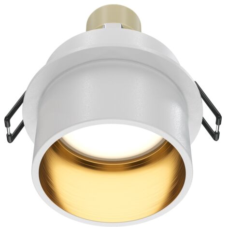 Spot encastré plafond Maytoni Reif GU10 blanc alu IP20