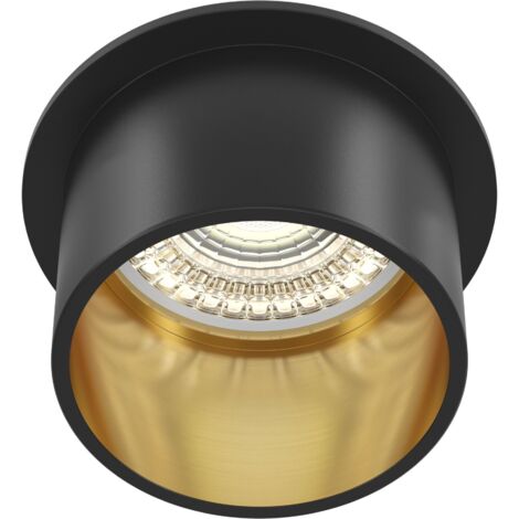 Spot encastré plafond Maytoni Reif noir GU10 DL050