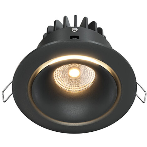 Spot encastré plafond Maytoni Yin LED 12W 3000K noir