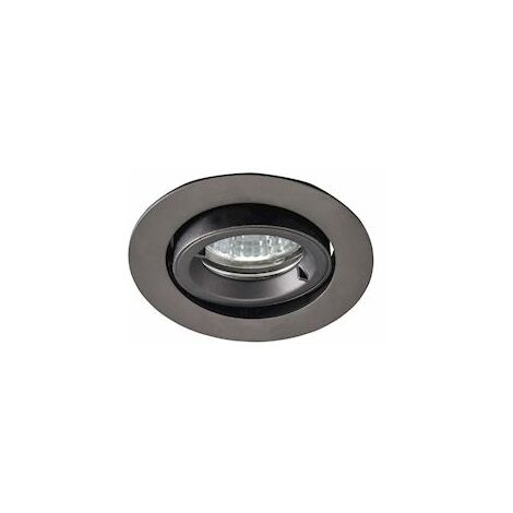 spot encastré - rond - europole be best - culot gu10 - orientable - ip65 - noir - europole 236525