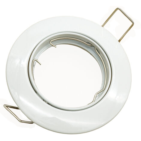 Spot encastré rond orientable blanc GU10 Idealed ID1062