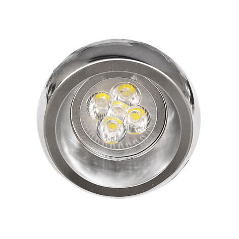 Spot encastré série beta chrome rond. 1xgu10 9d