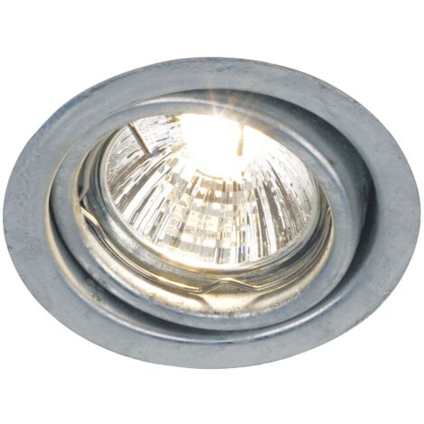 Spot encastré TIP  Métal Acier galvanisé, H.8.5 - IP23 - GU10 /Nordlux Extérieur