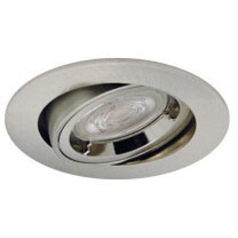 SPOT ENCASTRE TRITON SLIM IP65 6W 120° 3000K DIM ACIER BROSSE AEROSPOT 167323