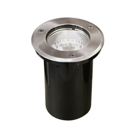 Spot extérieur dedefloor encastré floor encastré bigorne round ip65 1xgu10 h.0.4xd.11cm nickel