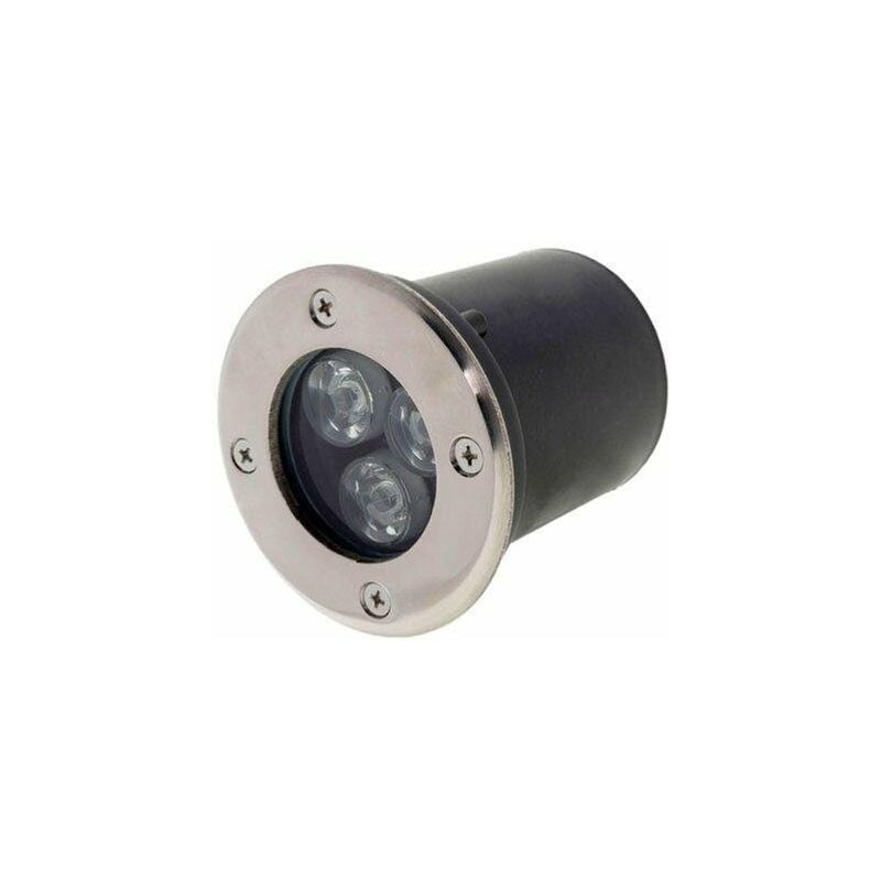 Silumen - Spot Extérieur Encastrable led IP65 220V Sol 3W 18° - Blanc Froid
