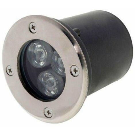 Spot Extérieur Encastrable LED IP65 220V Sol 3W 18°