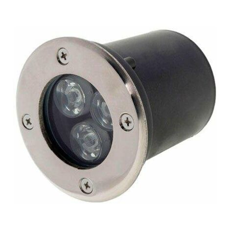 Spot Extérieur Encastrable LED IP65 220V Sol 3W 18° - Blanc Chaud - SILUMEN