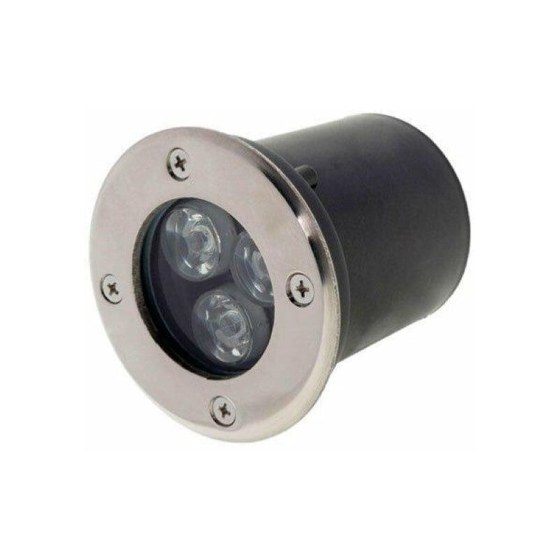 Spot Extérieur Encastrable LED IP65 220V Sol 3W 18° - Blanc Chaud 2300K - 3500K - SILAMP