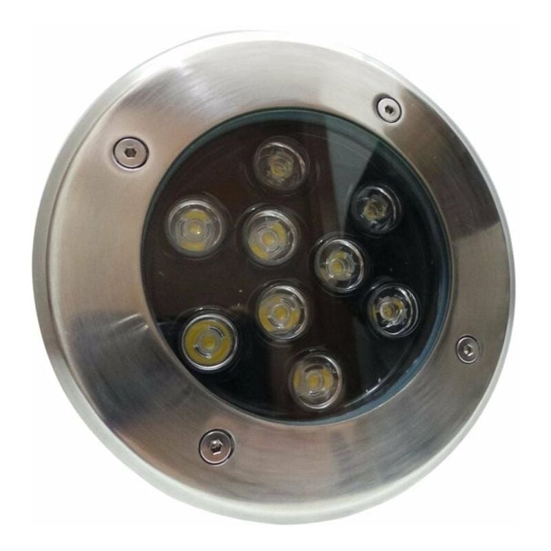 Silumen - Spot Extérieur Encastrable led Sol 9W IP65 60° - Blanc Neutre