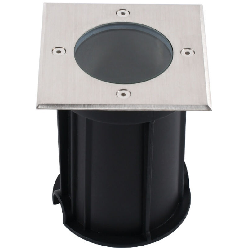 Spot Exterieur Led Etanche IP65, Spot Encastrable Exterieur Ampoule GU10 6W 220V 2800K Blanc Chaud, Spot Terrasse Exterieur Encastrable Carré pour