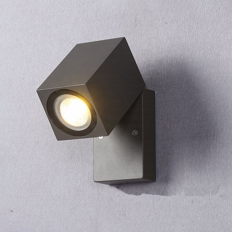 Spot exterieur orientable dans un style moderne et élégant GU10 IP44 idéal pour jardin, balcon, terrasse