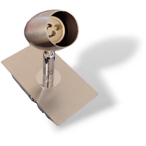 Spot Faretto a Soffitto GU10 Acciaio Satinato 5W H 12 cm Michael GD Trio