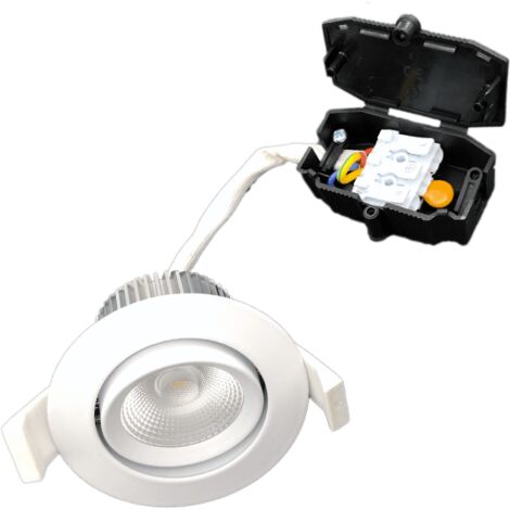 SPOT FOLK BLANC 6W INCLINABLE 3000K ASLED FOL6WBC