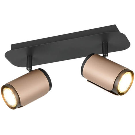 SPOT, GILLAN, EXCL.2XGU10, HAUTEUR: 16CM,LONGUEUR: 30CM,LARGEUR: 12CM, TRIO