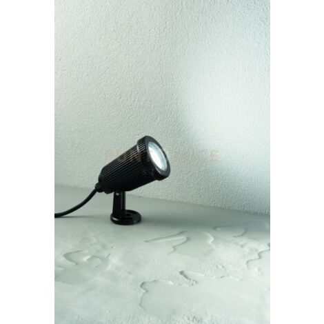 SPOT GOA  DA ESTERNO 1 LUCE ATTACCO GU10 NERO