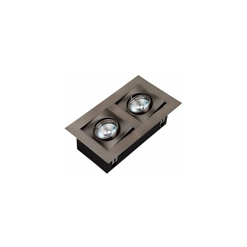 

Spot Halogeno Empotrab. C/Lamp Gu10 2Und