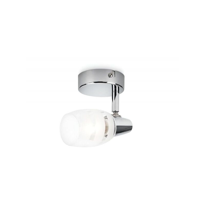 PHILIPS - FARETTO HEMLOCK CROMATO IN METALLO 2xE14 40WATT