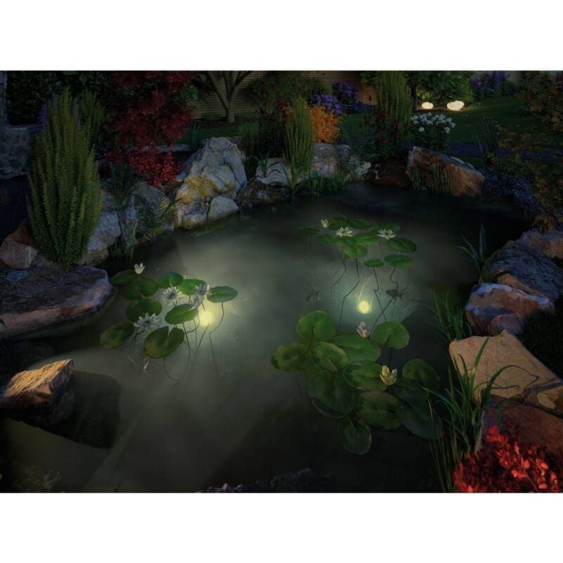 Underwater 94209 Système d'éclairage Plug&Shine lampe de bassin led led 4 w blanc chaud noir (brillant) - Paulmann