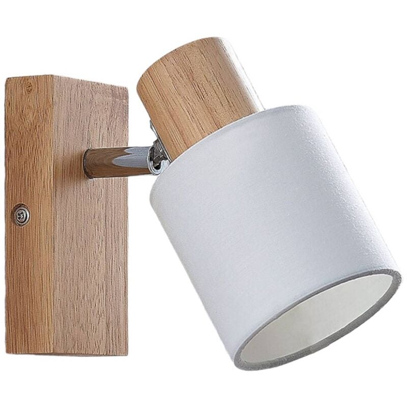 Spot à intensité variable 'Wanessa' en bois pour salon & salle à manger