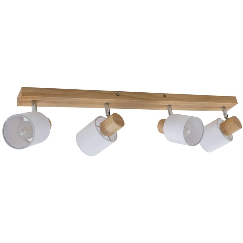 Lindby - Spot à intensité variable 'Wanessa' en bois pour salon & salle à manger
