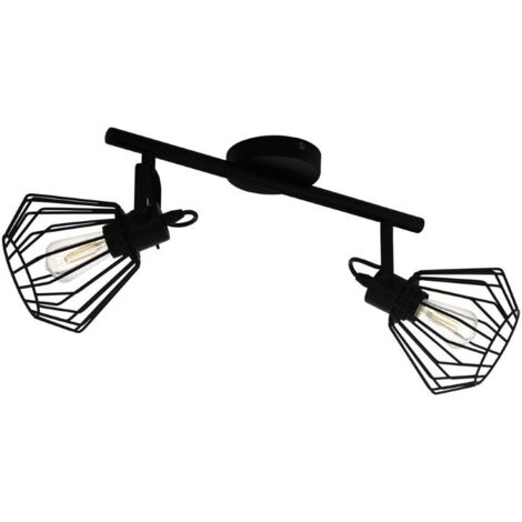Spot Intérieur double Tabillano - Noir