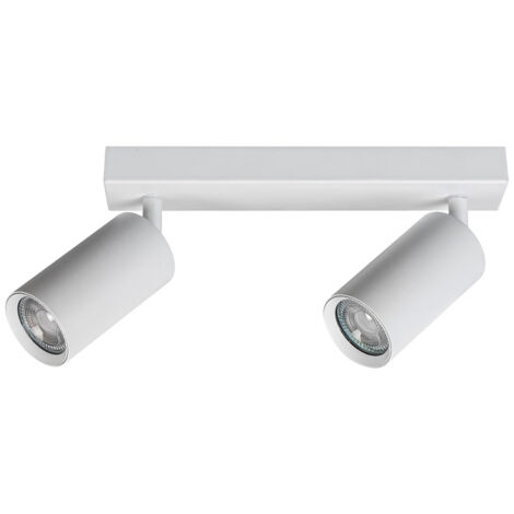 Spot Lamp Solo Metal White GU10 2x Max 25W L: 29,5 cm B: 13 cm H: 13,5 cm Ø5,5 cm Dimmabile
