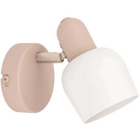 Spot Lampada Colore in acciaio Corato Acciaio, Nickel-Matt E14 1x18W L: 8,5 cm H: 12,5 cm Dimmabile