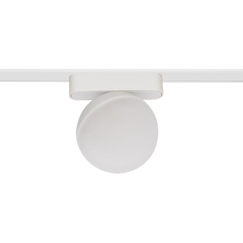 Spot LED sur Rail Magnétique 25mm Extra-Plat 10W 48V Ø100 mm Blanc 2700K Blanc chaud