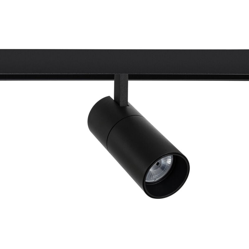 Efectoled - Spot led sur Rail Magnétique 20mm 20W 48V Noir 4000K Blanc neutre