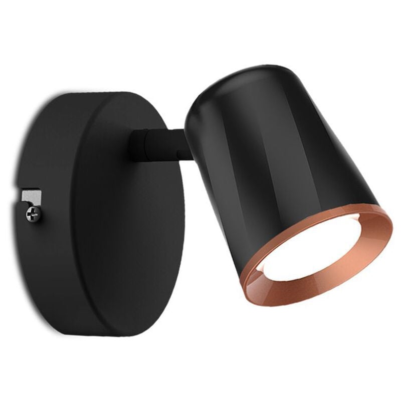 Applique led 5W avec tête pivotante Couleur Noir 3000K IP20 - V-tac