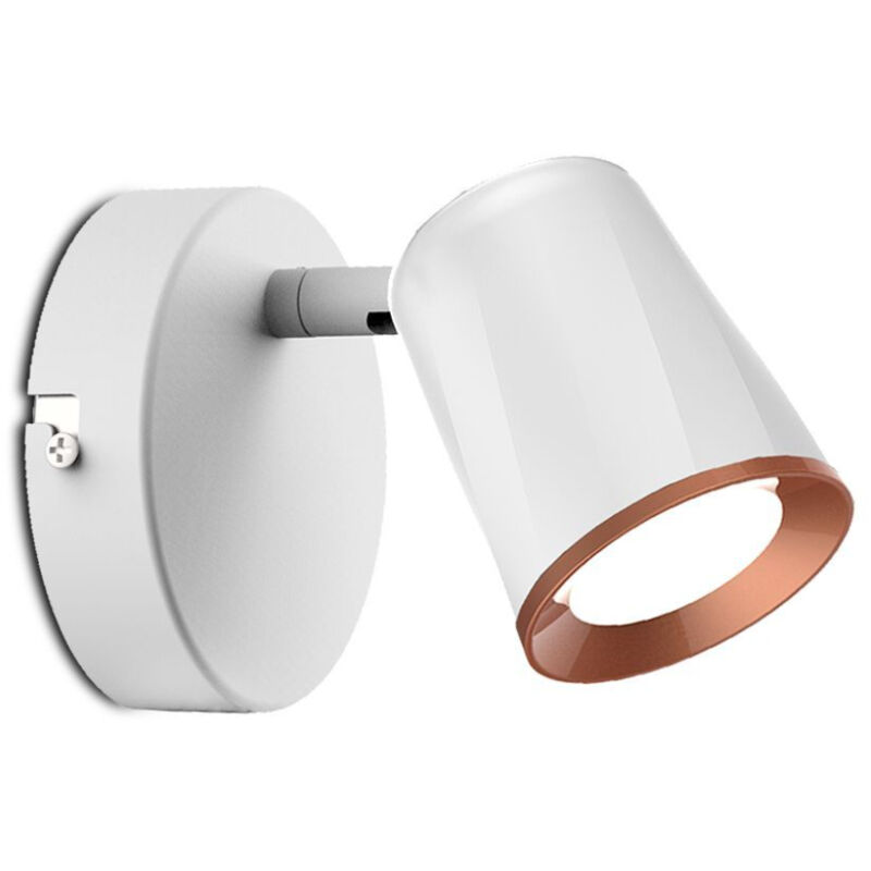 Spot mural led V-tac 5 w avec tête orientable, blanc, blanc chaud, IP20