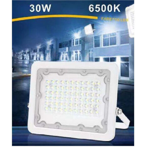 Spot Led 30w Ultra Slim White Outdoor Cold Natural Warm Light Fs30w-b