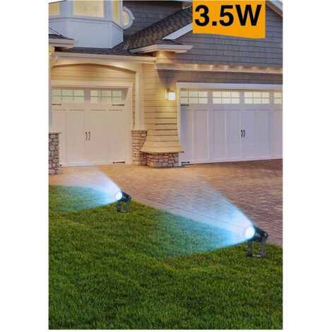 Spot Led 3.5 W Black Es38 Outdoor Adjustable Bracket Various Light Colours Ip65
