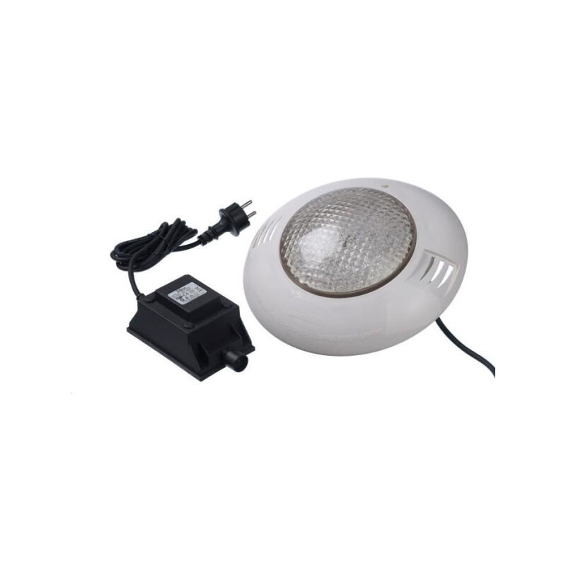 Ubbink - Spot led 350 blanc pour piscines bois abs - IP68 - 24W - 12VAC/50Hz - Garantie 2 ans