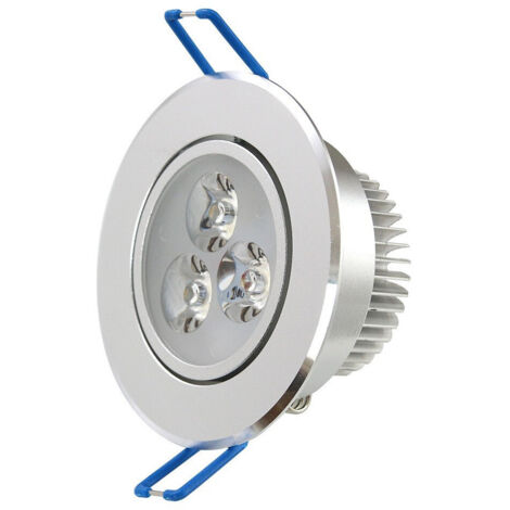 Spot Led 3w 5w 7w 9w 12w 15w 18w Encastré Avec Spring Warm Cold Light 3 Watts