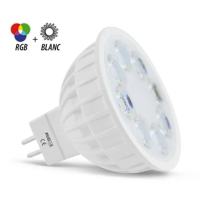 Vision-el - Ampoule led GU5.3 4W rgbww (cct) Miidex Lighting® dimmable